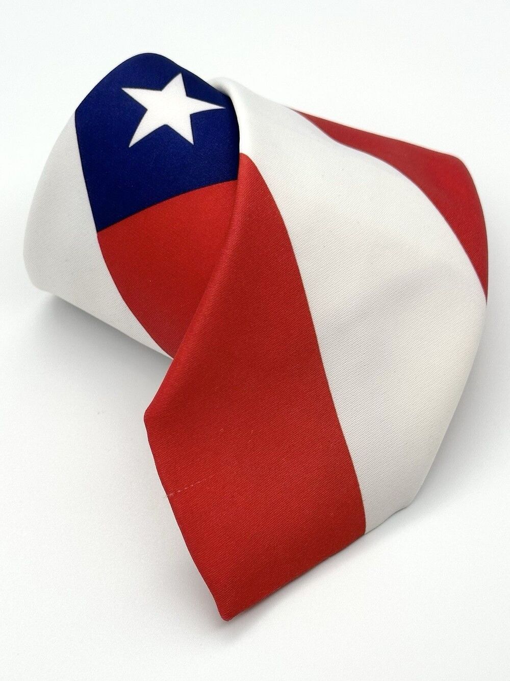 VTG 1991 Ralph Marlin The Flag USA Patriotic American Flag Tie Necktie Made USA